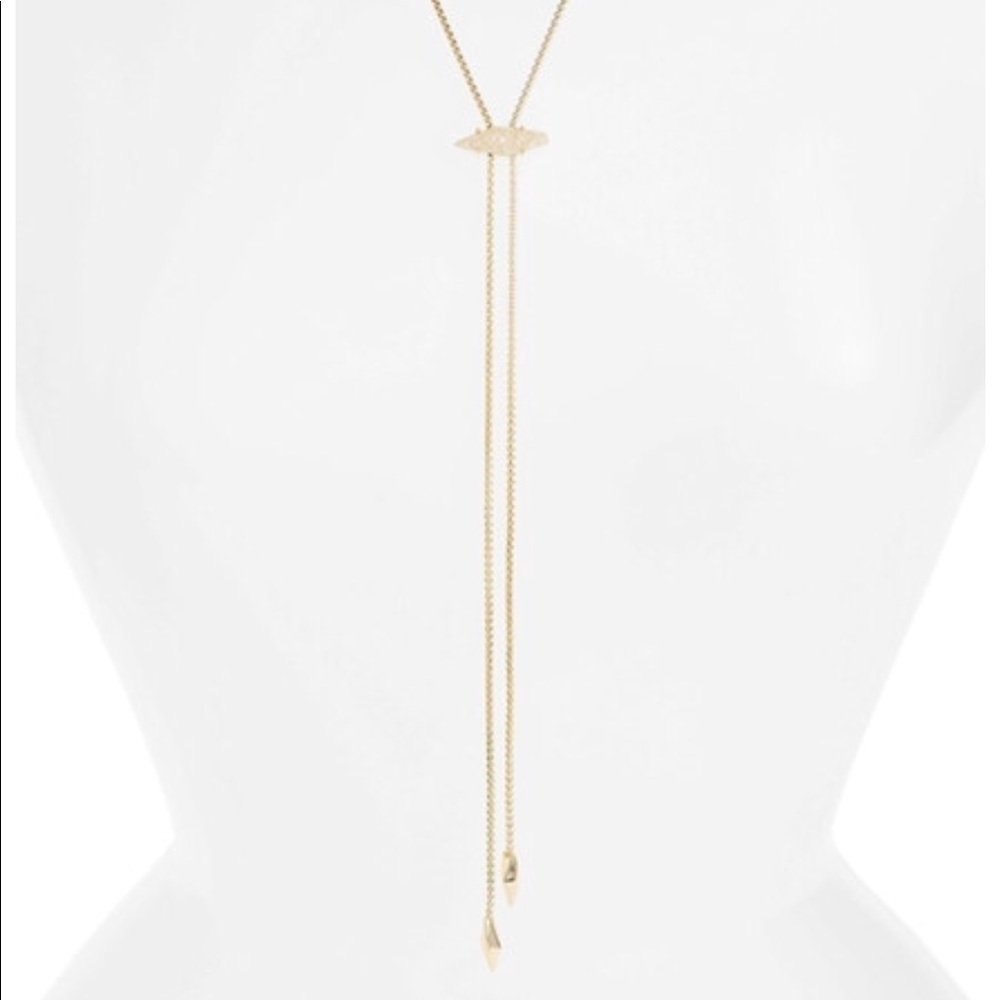 Kendra Scott Cheska Adjustabke Bolo Necklace